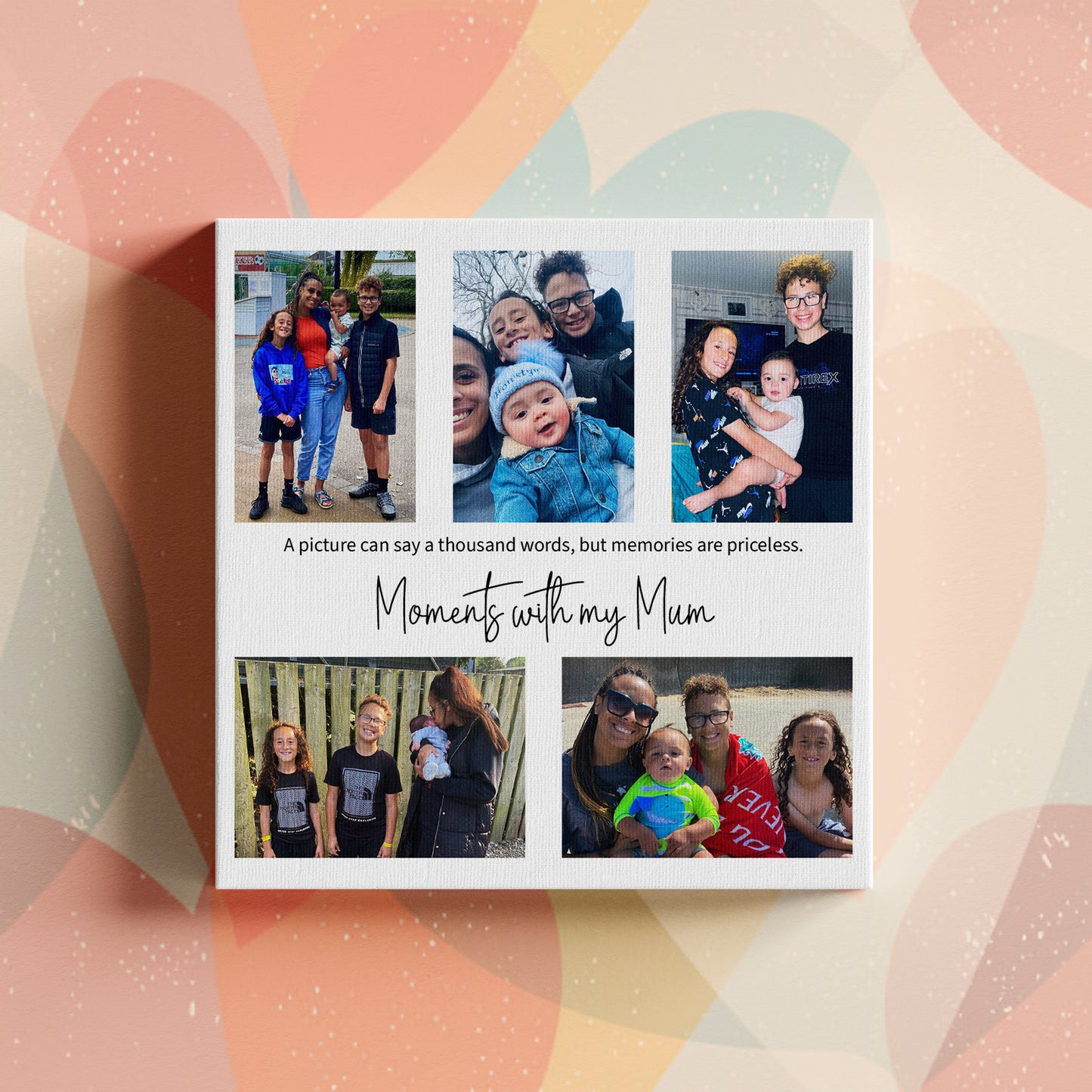 Personalised Mother's Day Collage Canvas
